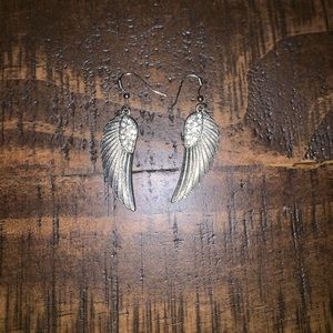 Angel wing earrings